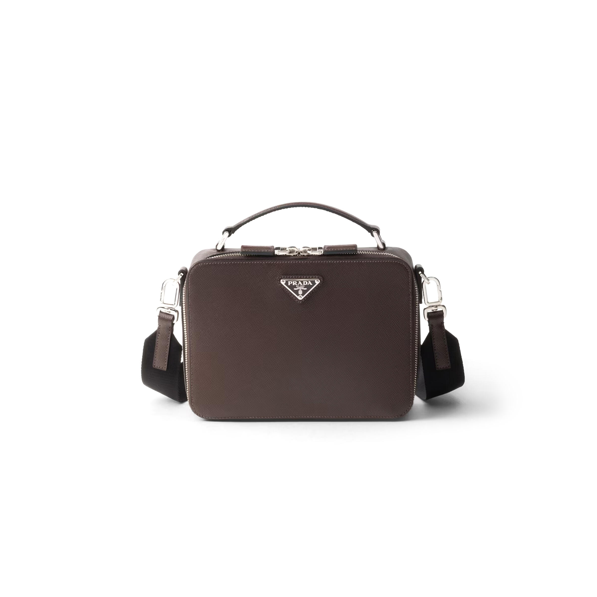 PRADA BRIQUE SAFFIANO LEATHER BAG 2VH069 (22*16*6cm)